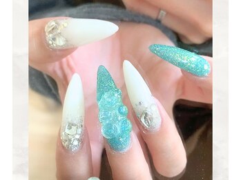 ナナイロプラス(nanairo+)/ホワイトandエメラルド