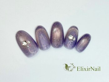 エリクサーネイル 新宿3丁目(Elixir Nail)/定額a シンプル/クーポン使用