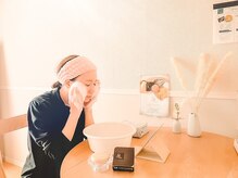 ヨサパーク ルッカ 伊勢崎店(YOSAPARK Rukka)/洗顔&体重測定