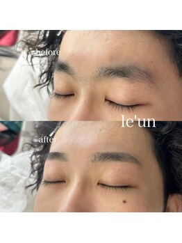 ルアン 表参道店/メンズ美眉毛スタイリング