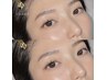眉毛アイブロウデザインWAX＋眉毛カット＋メイク仕上げ￥4400［北千住駅］
