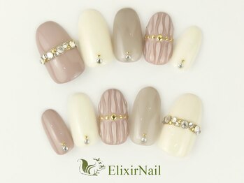 エリクサーネイル 新橋(Elixir Nail)/定額a シンプル/クーポン使用