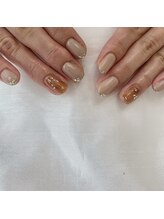 シャンス(chance)/秋のトレンドべっこうネイル