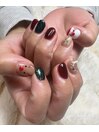 クリスマスネイル