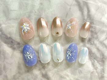 スノーブルームネイル