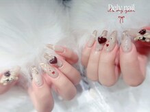 デリーネイル(Dely_nail)/ぷっくりくまさんとハートの冬