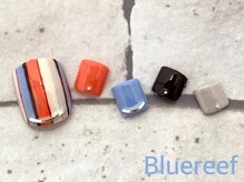 ネイルアンドまつげエクステ ブルーリーフ 四谷三丁目店(Blue Reef)/FOOT　大人綺麗めネイル