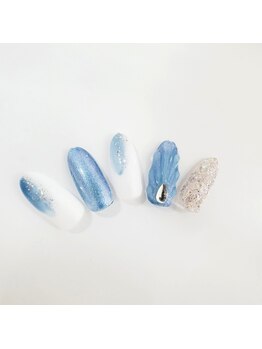 ビーケア 自由が丘店(B.care)/マーメイドネイル¥6480