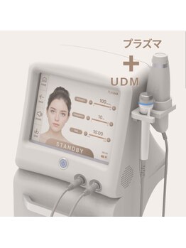 美〇工房 心斎橋店(B-Labo)の写真/【小顔と肌質改善が同時に叶う】心斎橋に1台の希少マシン♪世界初！プラズマ×UDMで本格小顔リフティング！