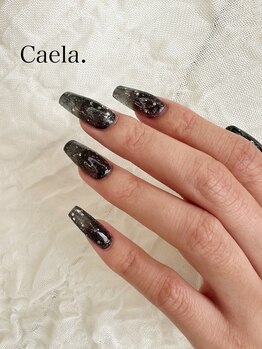 カエラ(Caela)/ブラックラメワンカラー