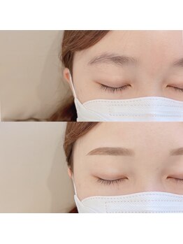 フィグ(fig)の写真/《眉を整えて垢抜けトレンド顔に★》デザイン眉×束感まつげで可愛いを叶える◎魅せたい印象も思いのまま♪