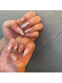 上品なベージュネイル♪♪