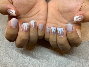 レアレアネイル(Lealeanail)/【パラジェル】ファイヤーネイル