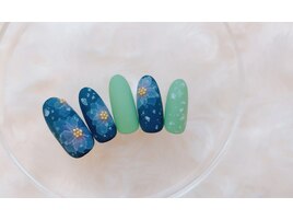 水彩お花アート