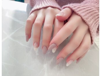 アバネイル 名駅店(AVA NAIL)/【ワンカラー×クリアラメ】