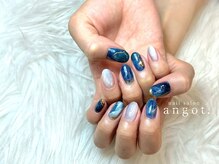 アンガット(angot.)/モネ風アートネイル