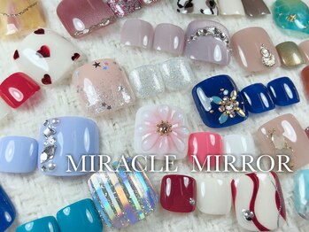 ミラクル ミラー(MIRACLE MIRROR)/【フット】定額デザイン7980円