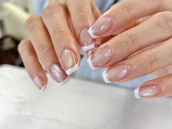 レオネイル 総社店(leo nail)/春フレンチ