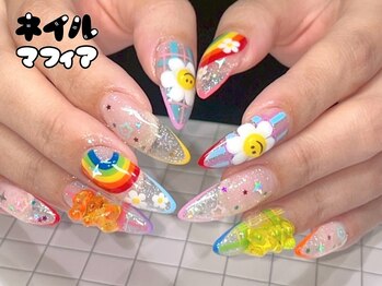 ネイルマフィア 池袋店(NAIL MAFIA)の写真/【痛ネイルの施術も可能】お客様の理想を叶える驚きの再現率！☆※痛ネイルのご予約はLINEのみ