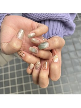 グラマラス アンジェアイ 荻窪店(glamourous ange eye)/ニュアンスネイル