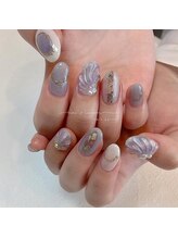 アリウム(a'rium)/夏マーメイドネイル