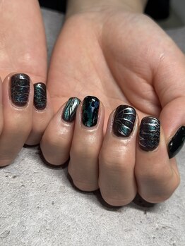 モツヲネイル(motsu.O! NAIL)/アニマル風×バグズニュアンス