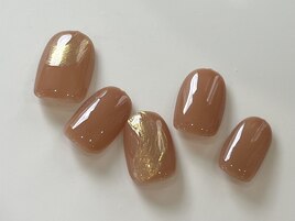 シンプルベージュミラー¥7000