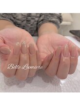 ベル ルミエール(Belle Lumiere)/ヌーディーカラーネイル♪