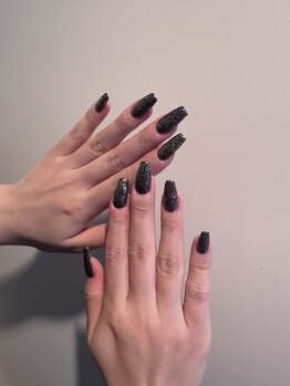 クリア(Clear)/黒ラメ♪