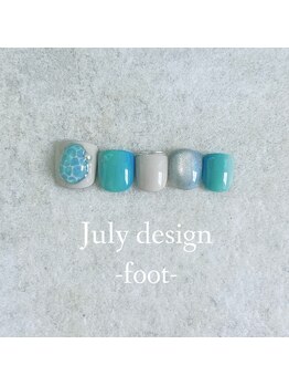 エトワールネイル 高崎筑縄町店(Etoile nail)/24年7月フット定額