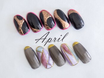 エイプリルプラス(April plus)/おしゃれネイル　個性派