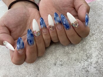 アンレア(AnLea)の写真/エアブラシでしか出来ない繊細アートもお任せ♪お悩み別に長さ出しも対応◎フィルインもご相談下さい★