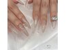 【hand nail】ワンカラー/ラメグラデ フラッシュ/マグネット◎￥6000