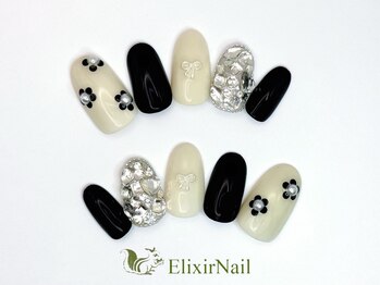 エリクサーネイル 渋谷(Elixir Nail)/定額bカジュアル/ クーポン使用