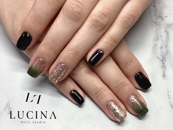 H-650大人モード系カーキネイル