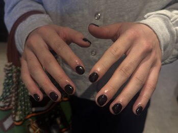 ジュベネイル(juve.nail)/シアーブラックネイル