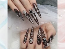 ピオミエルネイル 新宿(pio miel nail)/ブラックゴシックネイル