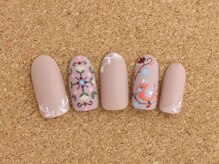 ネイルサロン ブランロール 白金店(Nail Salon Blanl'or)/刺しゅうネイル　マット