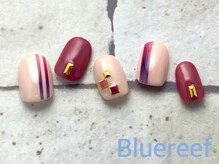 ネイルアンドまつげエクステ ブルーリーフ 四谷三丁目店(Blue Reef)/大人シンプルネイル