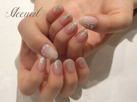 雪の結晶ネイル