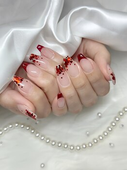 ビビ(ViVi)/ハートホロネイル