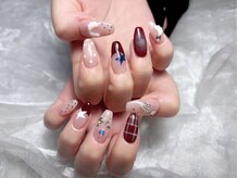 キュウキュウ(99-QQ)/持ち込み　星ネイル