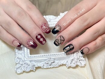 ウェーブネイルサロン'('Wave Nail salon)/持ち込みデザイン/フィルイン