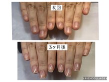 アンドネイル 海老名(&nail)/ジェルを塗らずに自爪が育った！