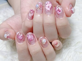 マハロ ネイル 南千住店(Mahalo Nail)/定額制　トレンドコース¥9980