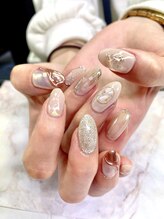 ネイルアンドまつげ リュフェール 五反田(Nail Lufaire)/ニュアンスネイル