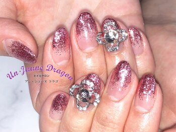 アン ジョーヌドラゴ/【自爪ネイル】ラメグラネイル