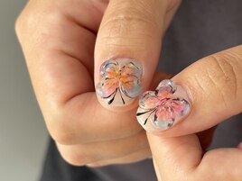 ちょうちょネイル