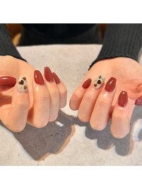 ワンカラー持ち込み2本アート