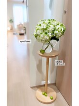 ミルラ(myrrh)/ウェルカムフラワーでお迎え♪